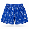 WonderBoy Blue Koi Fish Mesh Short